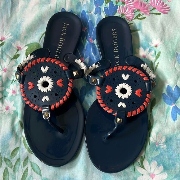 Jack Rogers Flip Flops Rubber - 7 - Picture 1 of 7